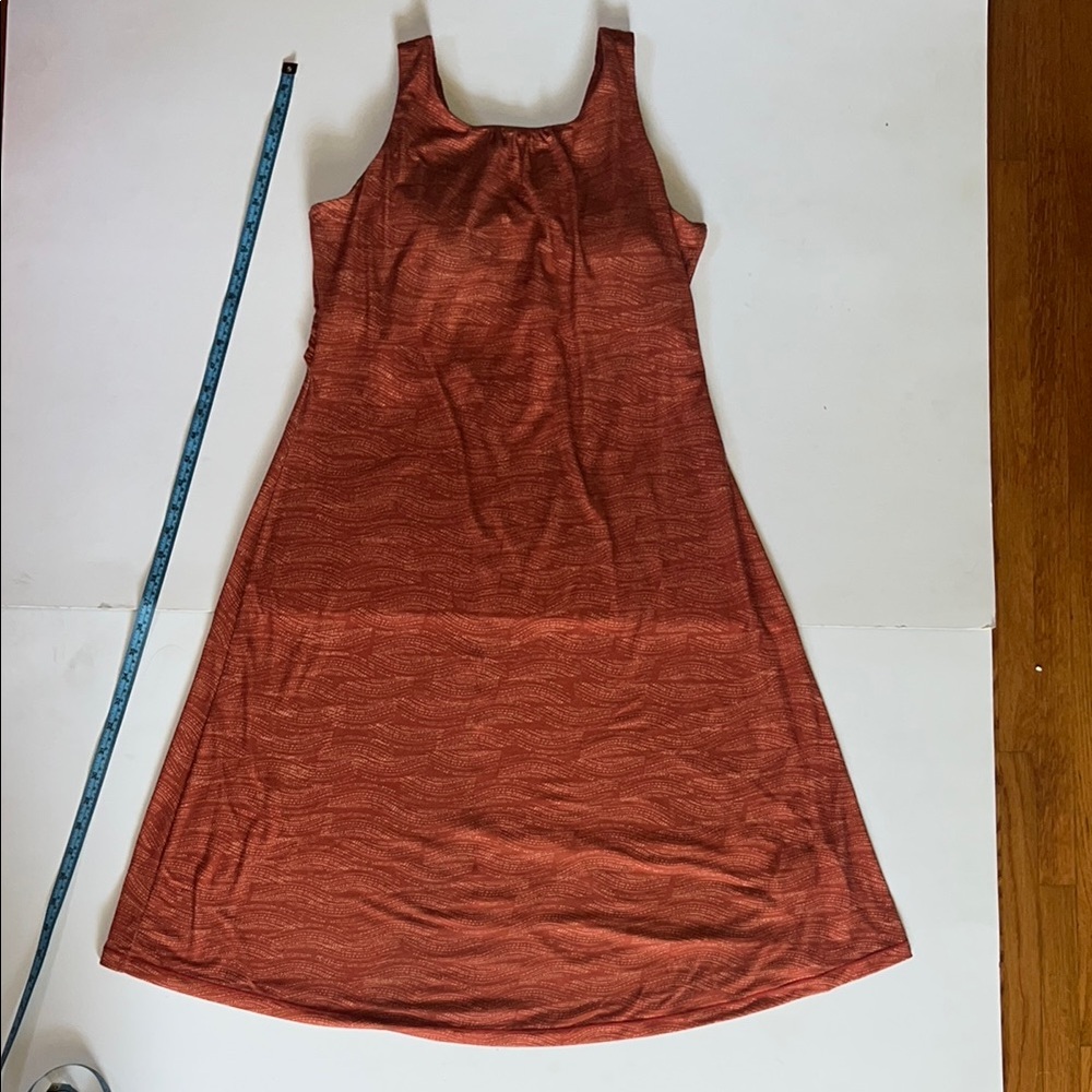 Prana Terracotta Sleeveless Midi Dress